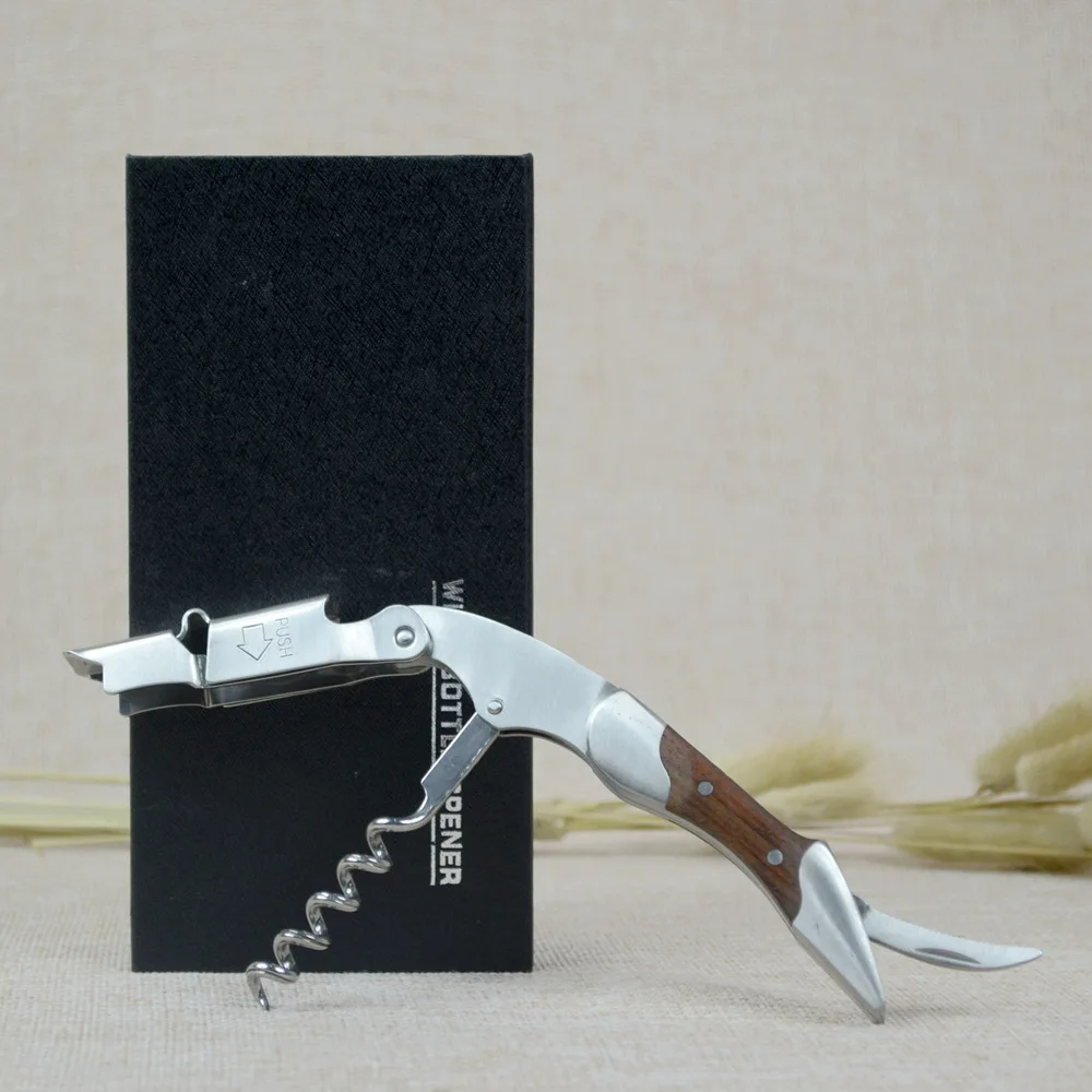 Solid Wood Wine Wine Knife Multi function Bottle Opener Wine
