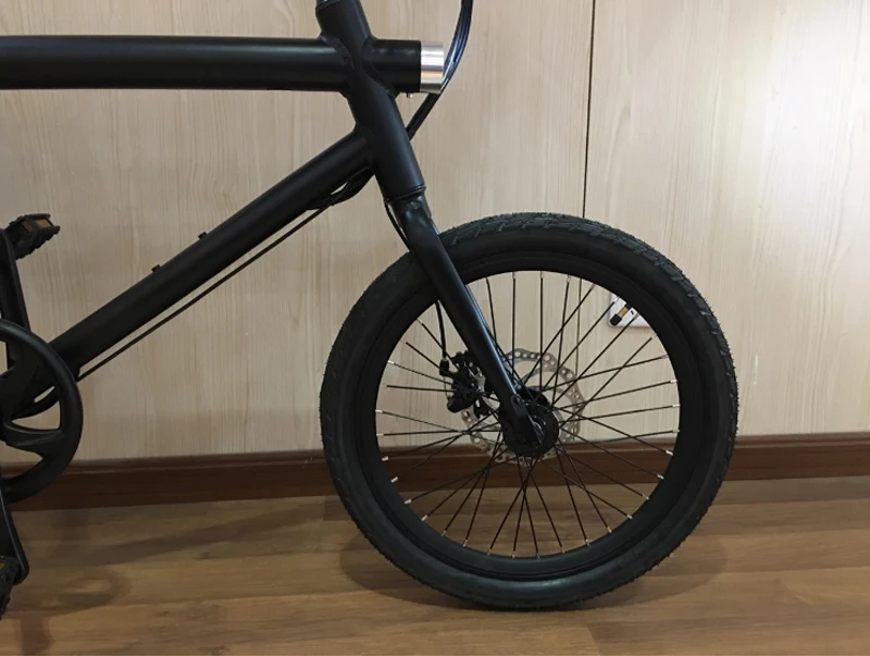 Excellent 20-inch aluminum alloy electric bicycle front and rear disc brakes electric bike lightweight adult scooter 13