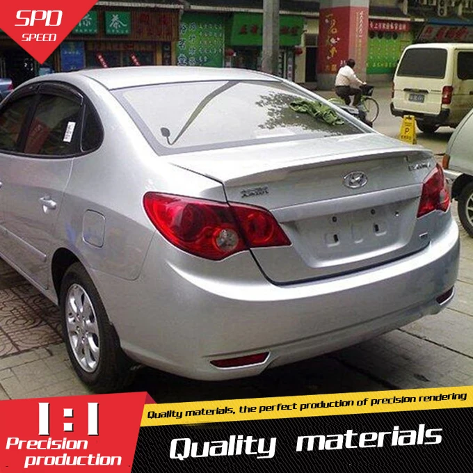 

For Hyundai Elantra Spoiler ABS Material Car Rear Wing Primer Color Rear Spoiler For Hyundai Elantra Spoiler 2005-2010