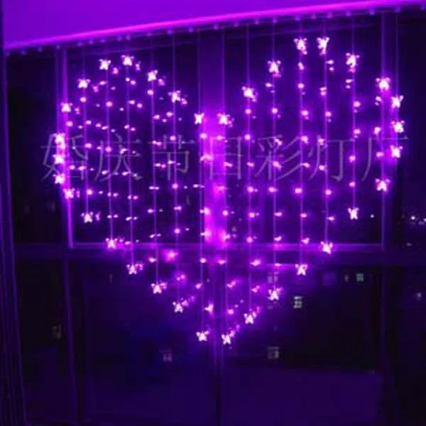 Beautiful 2m Heart Shape Led String Light 128 Smd 34