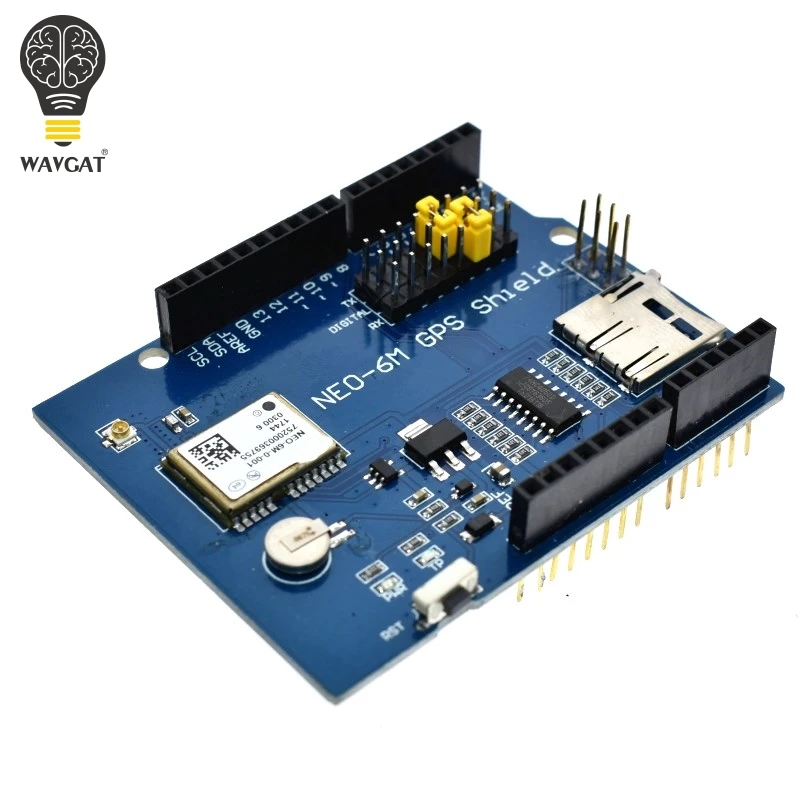 Плата расширения WAVGAT NEO 6M GPS модуль защиты SPI UART со слотом для SD карты Arduino UNO R3