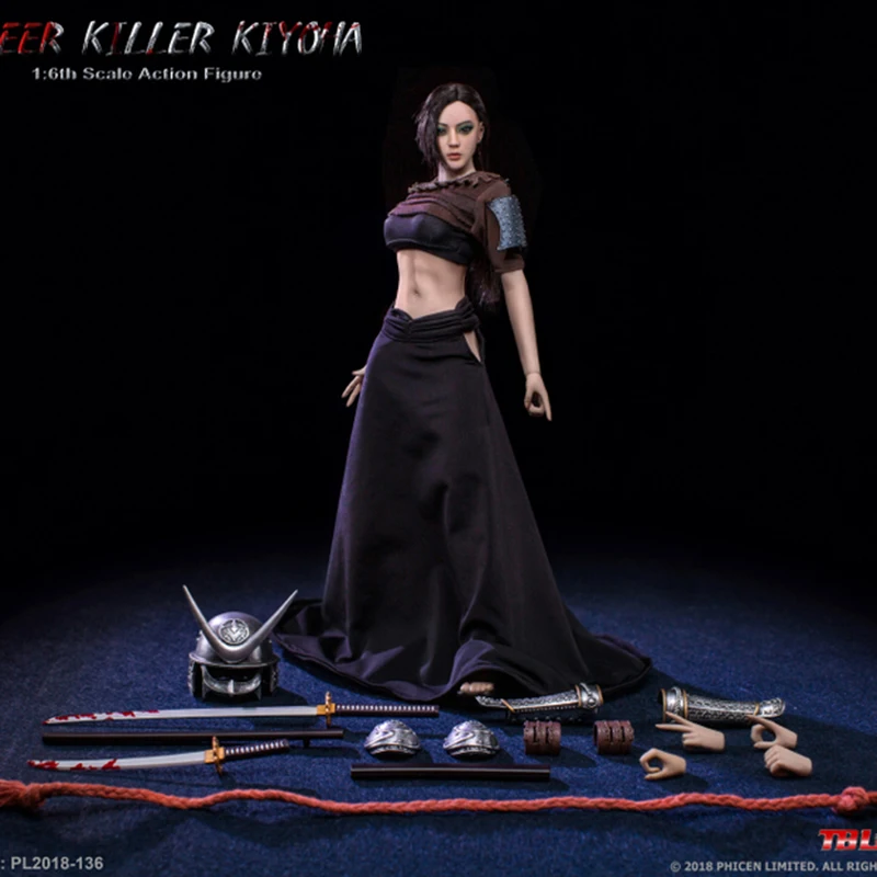 

collections action figure TBLeague PL2018-136 1/6 Scale CAREER KILLER KIYOHA Action Figure with head and seamless body