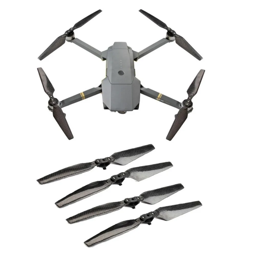 4pcs For DJI Mavic Pro propellers 8330F Propeller Carbon fiber Quick