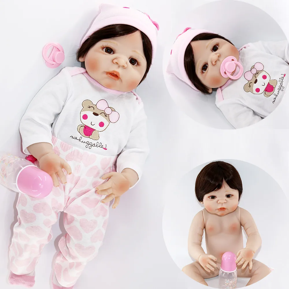 Модные силиконовые куклы Reborn Мультяшные в виде кота одежда принцессы девочка