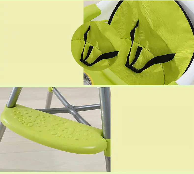 Baby High Chair Children Dining Chair 4In1 Portable Multi Highchair With Non Slip Foot Modern Safety Belt Kid Eat High Chairs For Home For 0-3 Years Old Children