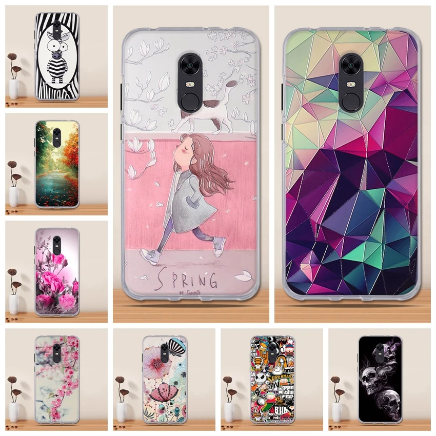 

For Xiaomi Redmi 5 Plus Case Soft TPU Cover Fundas For Xiaomi Redmi 5 Plus Case Cover Silicone Capa For Redmi 5 Plus Case Capas