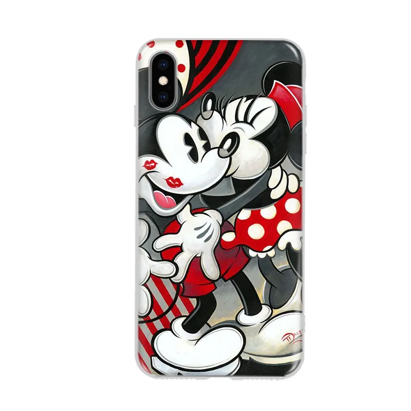 Lovely Santa Claus Elk Case For iphone XS Case Cartoon Christmas Painted Cover Soft Cases For iphone 7 6 6S 8 Plus X XR XS Max