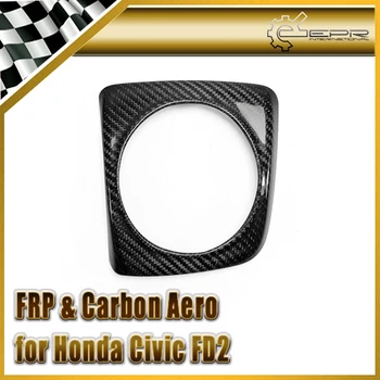 

For Honda 06-11 Civic FD2 Carbon Fiber Shifter Trim (LHD Manual Only) Glossy Finish Gear Surround Stick On Type Tuning Drift Kit