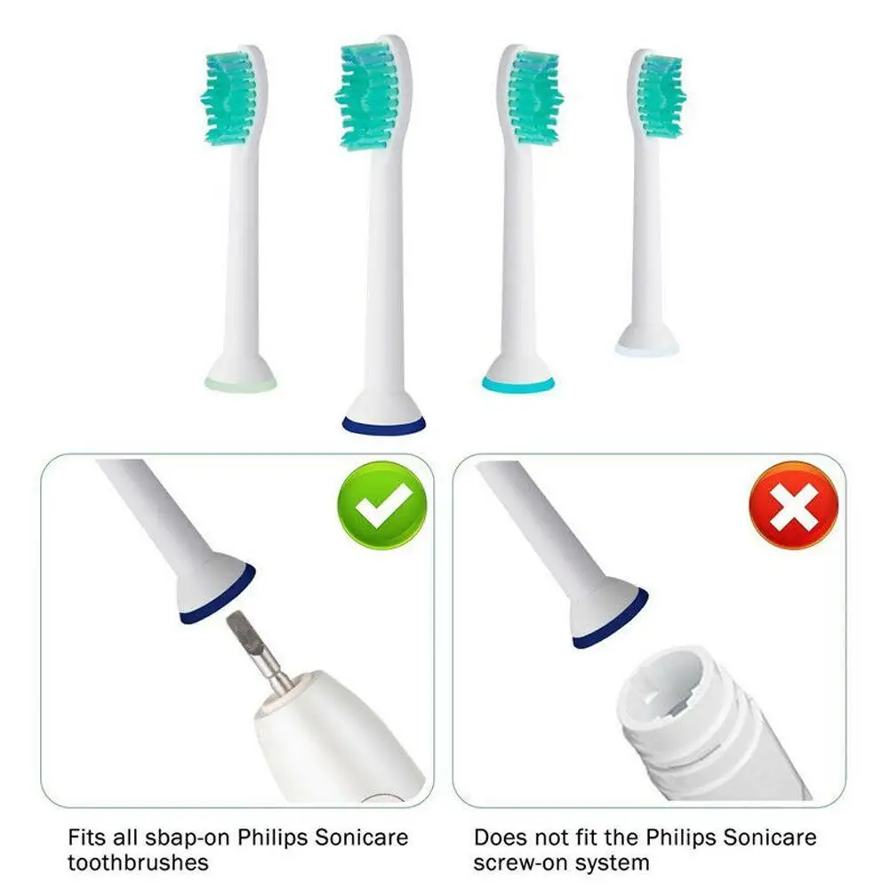 4 шт./лот насадки зубных щеток Sonicare FlexCare Бриллиант Чистой HX3110 HX3120 HX3130 Бесплатная доставка
