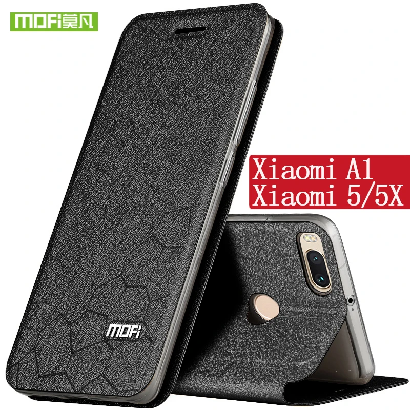 

For Xiaomi Mi 5X case cover silicon TPU back original mofi flip leather Mi A1 case Xiaomi Mi5X case Mi 5X luxury Mi A1 Shell