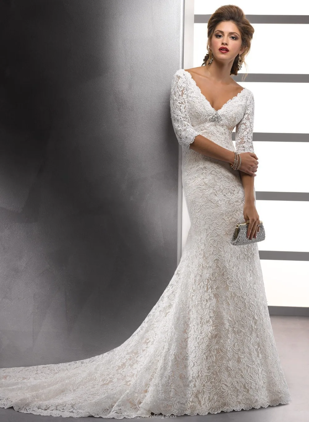Wedding Selling Wedding Dress popular selling wedding dress buy cheap lots hot dresses trumpetmermaid v neck court train sexy bride with sleeve