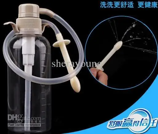  300ml Manual Anal Enema BDSM Gear Vagina Vaginal Washing Device Feminine Hygiene yueliangchuan
