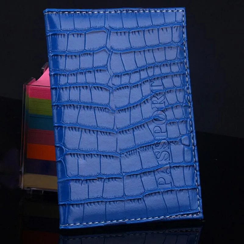 Blue-Passport-Cover-PU-Leather-14-2-9-8cm-ID-Holders-Documents-Bag-Alligator-Wallet-Embossing (3)