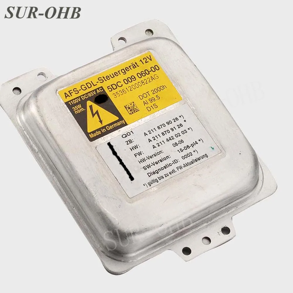 SUR OHB A2118709026 источник освещения OEM 5dc00906000 d1s AFS GDL Steuergerat HID ксеноновый балласт gl