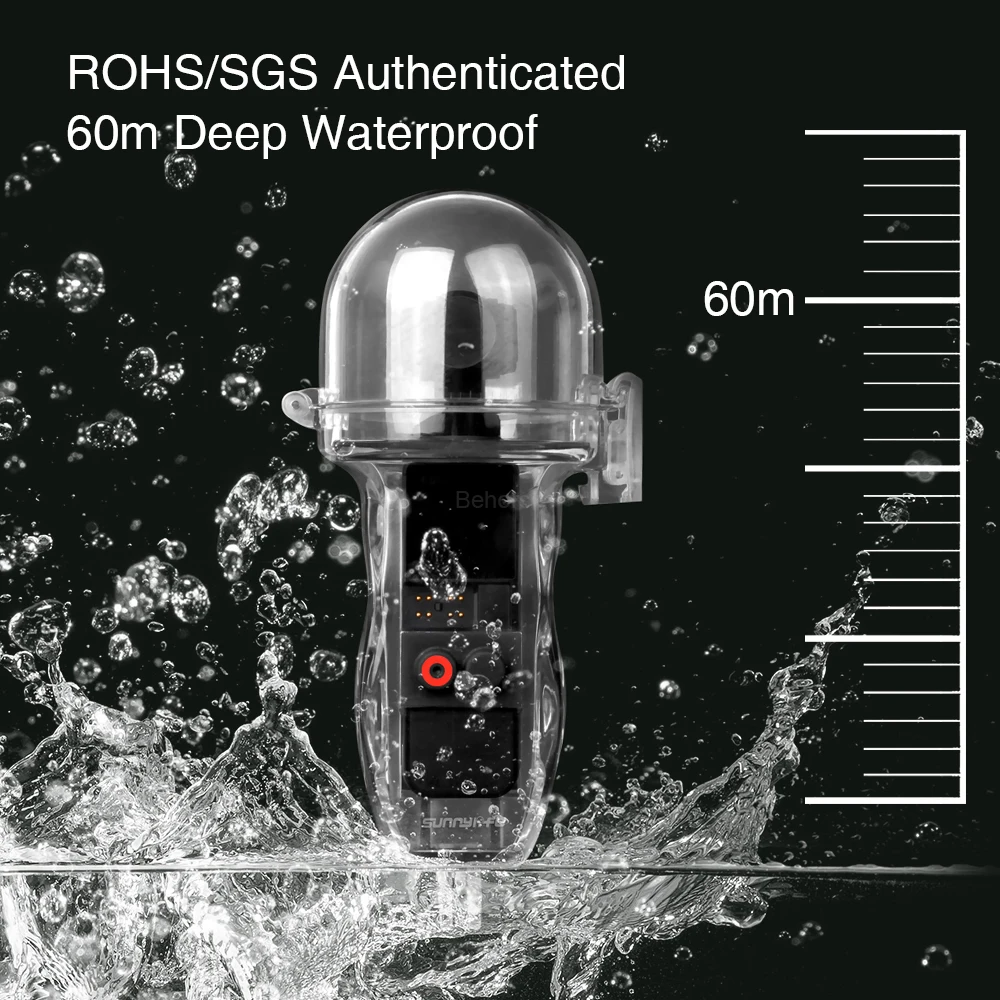 Osmo Карманный чехол для дайвинга водонепроницаемый чехол Защитный чехол для дайвинга 60 м Глубина камеры Osmo карманные аксессуары