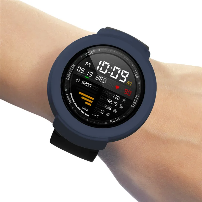 2в1 для Amazfit Verge Watch 3 защитный чехол силиконовый защитные часы Xiaomi Huami защита