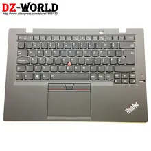 Новая/оригинальная для Thinkpad X1 углерода 3rd Gen 20BS 20BT британский английский клавиатура с подсветкой и Упор для рук тачпад 00HT329 00HN974 SM20G18634