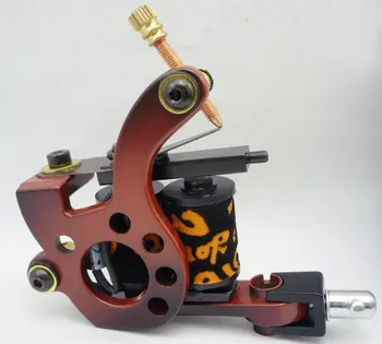 

10Pcs/lot Pro Casting Iron Tattoo Machine 10 Wraps coil stainless steel Tattoos Body Art Gun Coil Machine LPC-ITM-7034-5E