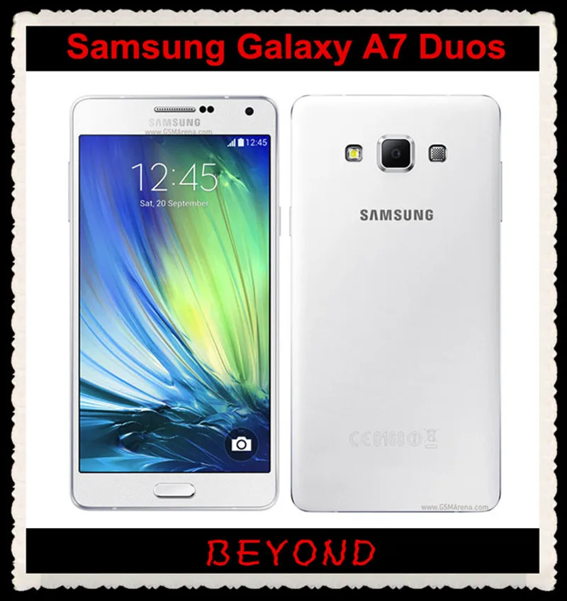 

Samsung Galaxy A7 Duos Original Unlocked 4G GSM Android Mobile Phone Dual Sim A7000 Octa Core 5.5" 13MP RAM 2GB ROM 16GB