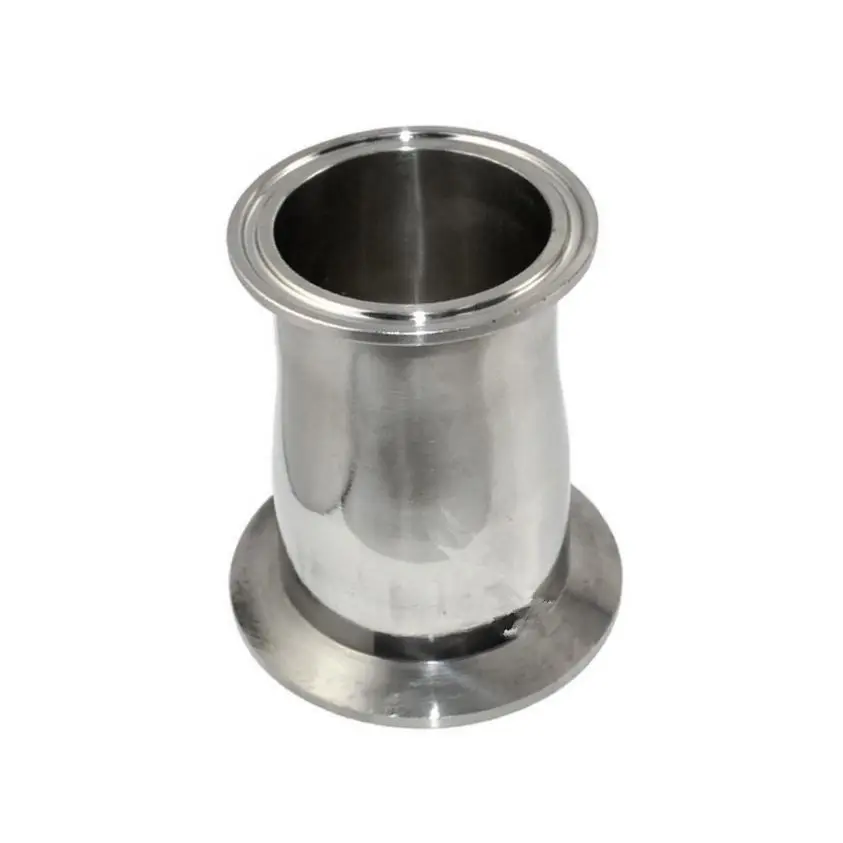 1pcs 63mm to 76mm 63-76mm 2.5&quot To 3&quot 304 316 Stainless Steel 304SS 316SS Sanitary Tri Clamp Ferrule Welding Style Reducer |