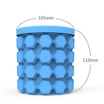 

Big Silicone Ice Bucket Red Wine Champagne Ice Maker Container Beer Cabinet Space Saving Drinking Whiskey Freeze Kitchen Tools