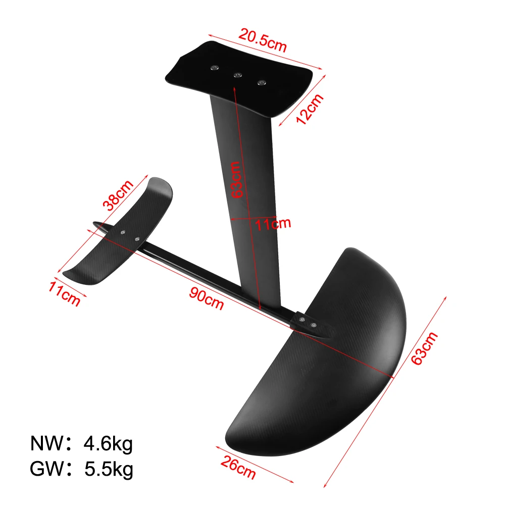 Carbon Fiber SUP Hydrofoil Kite SUP Foil hydrofoil carbon foil with