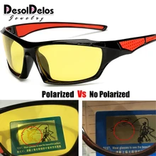 Очки ночного видения для вождения, очки ночного видения для вождения, желтые линзы, Классические антибликовые очки для вождения, защита водителя, UV400