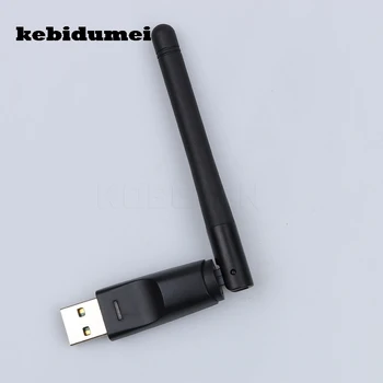 

kebidumei USB2.0 150Mbps WiFi Wireless Network Card 802.11 n/b/g LAN Networking Connector Ralink RT5370 Antenna for Windows