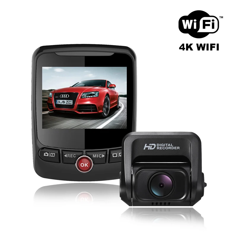 

Wifi Dash Cam Double FHD1080P Car DVR Cameras With Rear View Camera Hidden Video Recorder 170 Degree Cam Parking Monitor