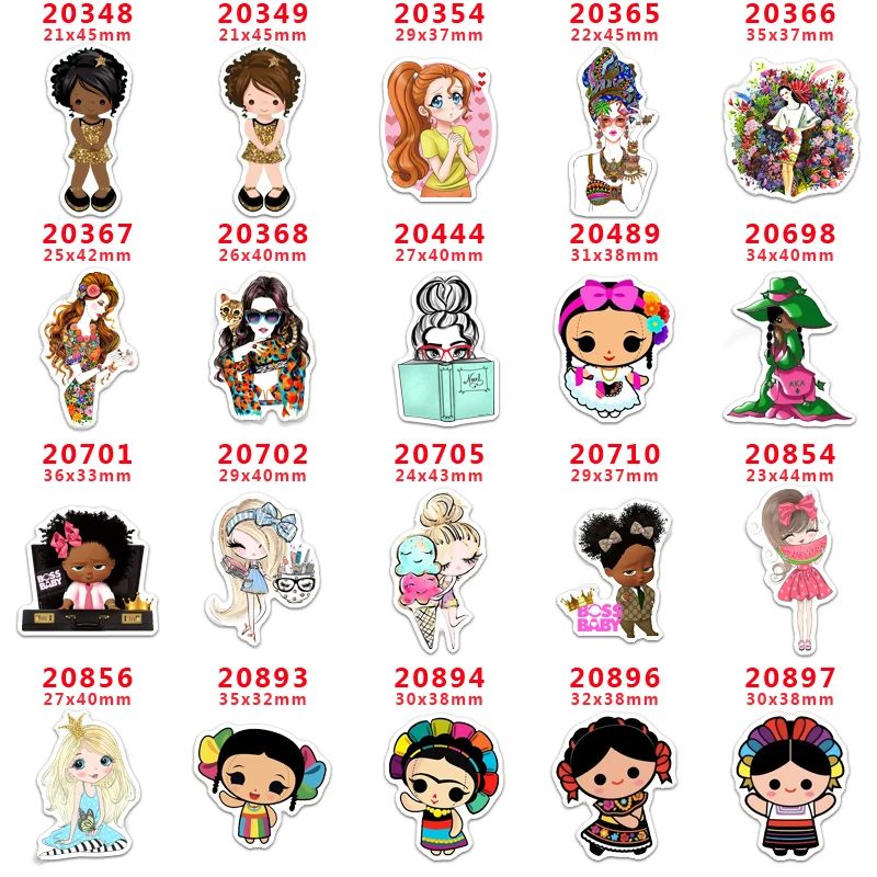 

Free shipping 30 pcs cartoon character planar resin PR 20348