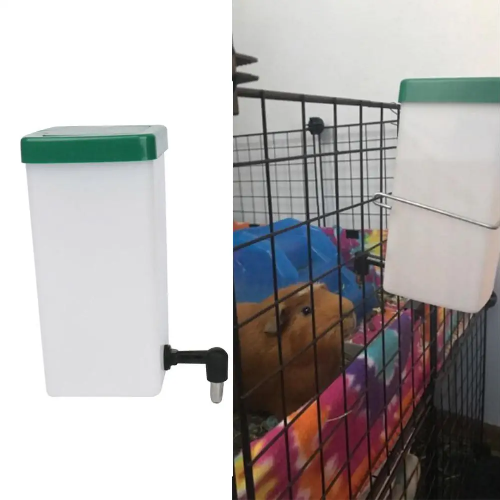 

1L Pet Automatic Drinking Fountain Water Dispenser Non Drip Rolling Ball Type for Small Animal Rabbit Hamster Guinea Pig