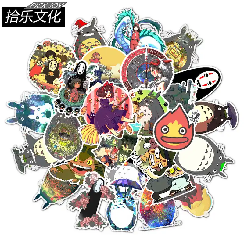50 шт./лот японский фильм Мой сосед Тоторо милые канцелярские наклейки для ноутбука автомобиля Стикеры для багажа Холодильник, скейтборд