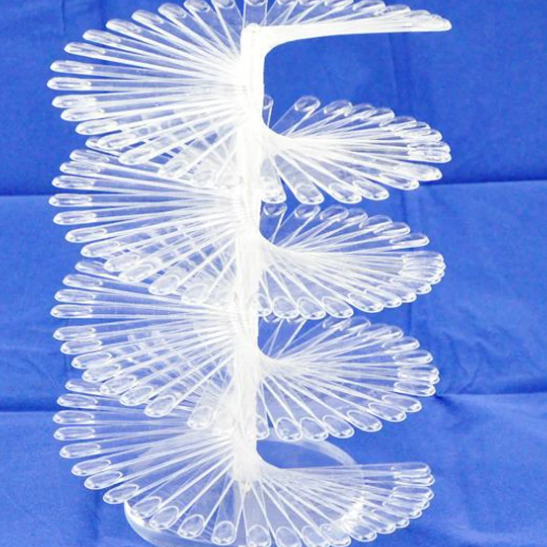 

Hot 120 Sticks Large Display Stand Spiral Shelf False Nail Tips Nail Polish UV Gel Color Show Nail Art Salon Practice Tool