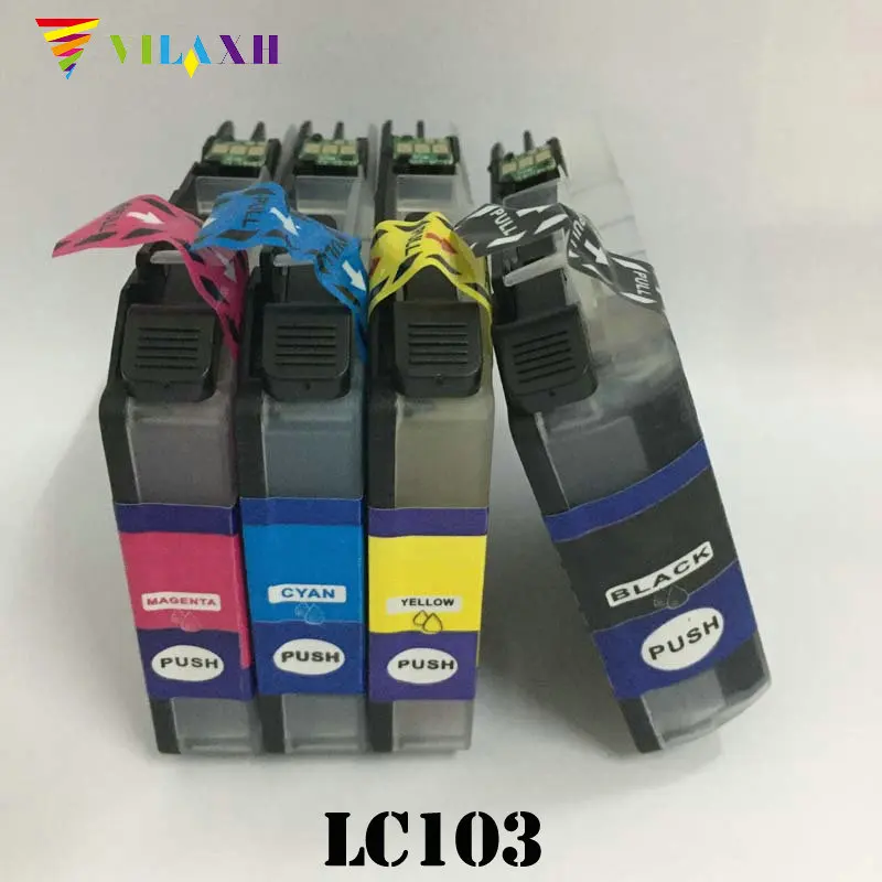 Чернильный картридж vilaxh LC103 LC101 для принтера Brother DCP j152w | Компьютеры и офис