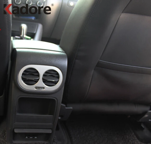 Для Volkswagen Tiguan 2009 2012 2013 2014 2015 ABS матовая панель центральной панели заднего сиденья
