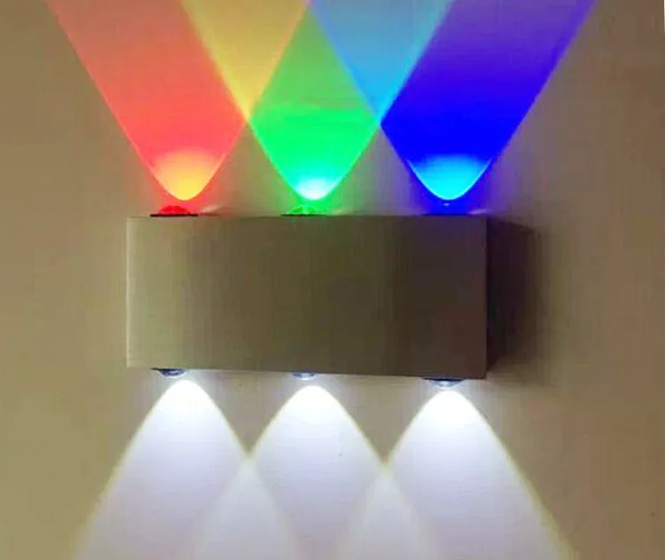 Conduziu a Lâmpada de Parede Moda Interior - 220 v Acrílico Abajur Material Alumínio Decorar Arandela Quarto Luz Parede 6 w Ac100v 12 bedroom wall light