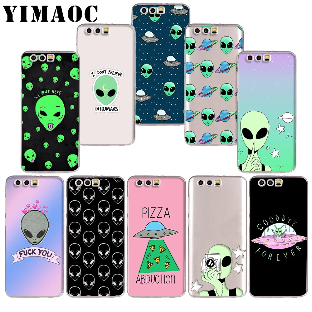 

YIMAOC 33z Alien Printed Soft TPU Case for Huawei Honor 10 9 lite 7A Pro 7C 7X 8X Nove 3 3i