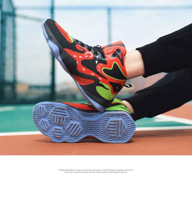 Leixiang последняя летняя Баскетбольная обувь для мужчин Удобная амортизирующая спортивная обувь уличная спортивная обувь кроссовки для баскетбола