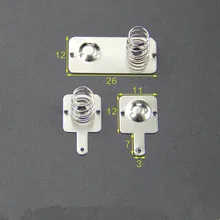 Resorte de batería aa de metal, control remoto de tamaño personalizado, contacto, 12x11 cm, 50 Uds., proveedor de China