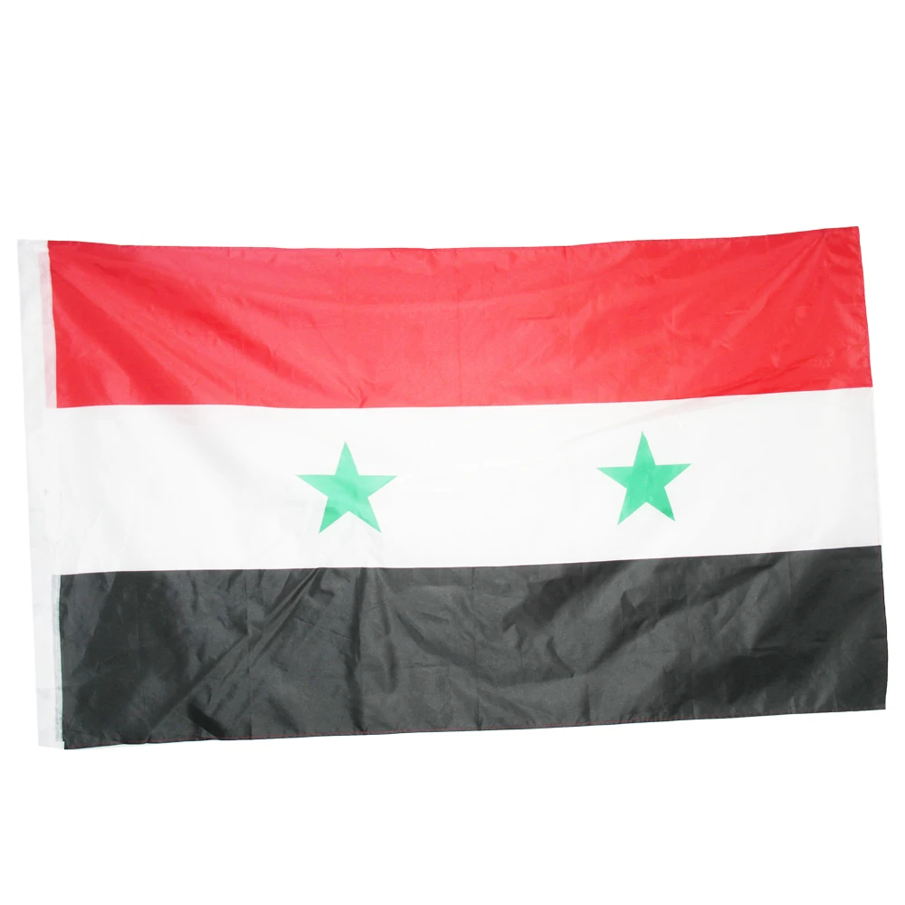 Сирийский флаг баннер 90*150 см национальный флаг для разноцветное украшение для дома баннер два типа звезда
