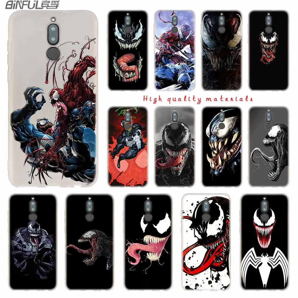 

Soft Silicone Case For Huawei Mate 10 Lite 10 20 Lite Pro 20X S Y5 2017 Y9 2018 2019 NOVA 3 3i 4 Y7 Venom Marvel Villain Pattern