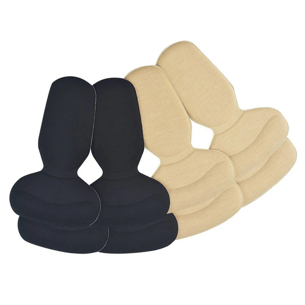

Heel Cushion - 4 Pairs Strong Sticky Shoe Insoles Pads, Heel Grips Liner Care for High Heels Inserts for Women & Men (Black, B