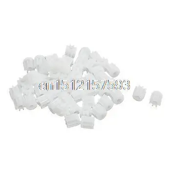 

50 Pcs 5mm x 2mm 8 Teeth Plastic Gear Wheel Cog for DIY Toy Car Motor Shaft