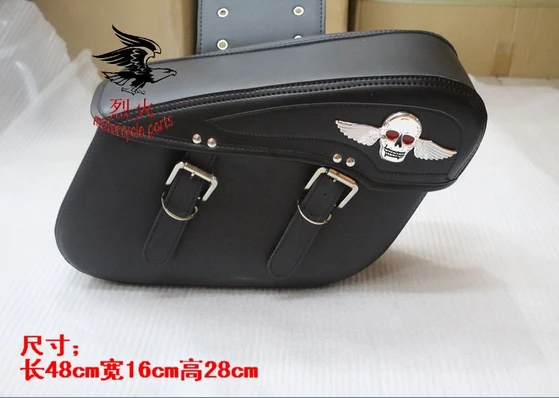 

Free shipping motorcycle accessories cruiser saddle bag satchel bag of sand are modified side rear riding side box package
