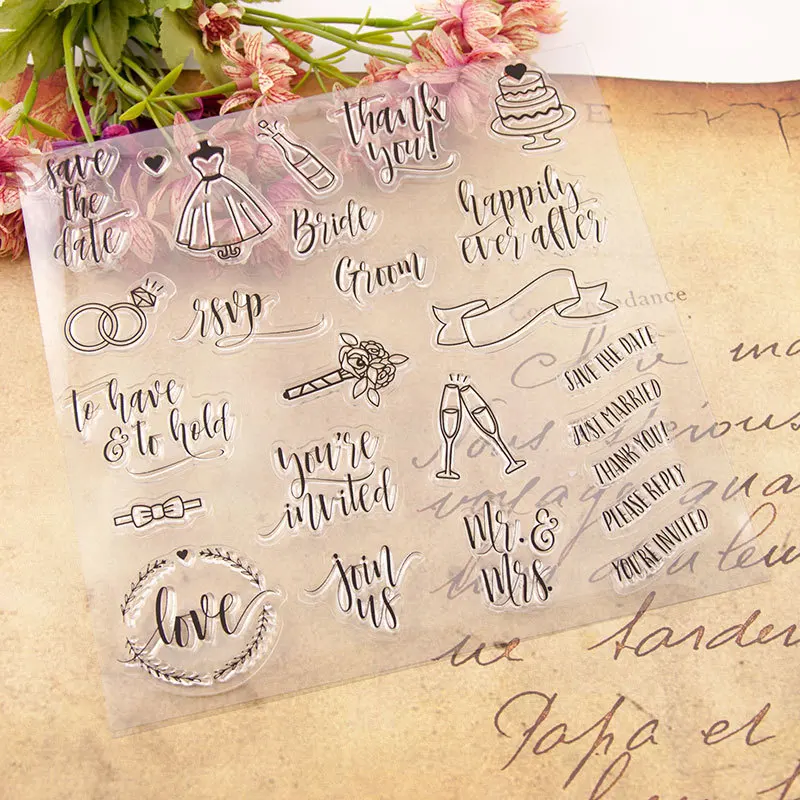 Dress Spot DIY Hand Account Scrapbook Clip This Finished Chapter Stamp Transparent Seal Clear Stamps for Scrapbooking | Дом и сад