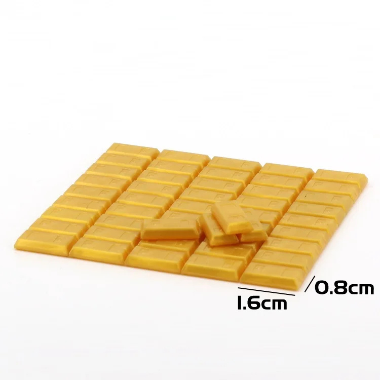 

10pcs Gold Brick Gold Block DIY Military Weapons Accessories City Mini Figures Building Block Brick Original Toys Playmobil