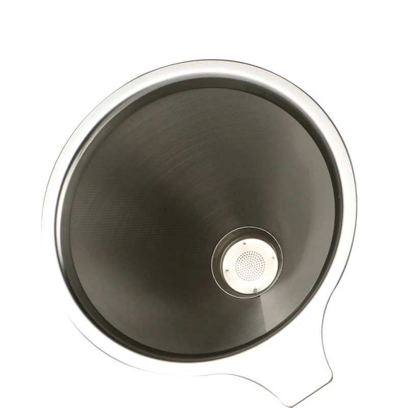 Stainless Steel Coffee Filter Dripper Pour Over Coffee Maker Drip Reusable Paperless Coffee Filter Basket Holder Coffee Tools (6)