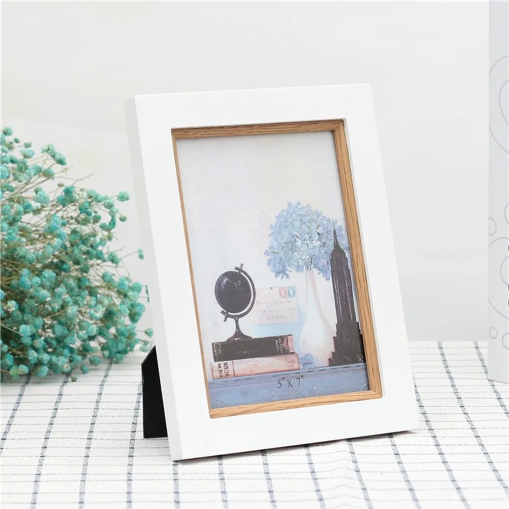 

Brand Natural Wood Frame For Canvas Painting Picture Factory Provide DIY Wall Photo Frame Poster Frame desktop decoration