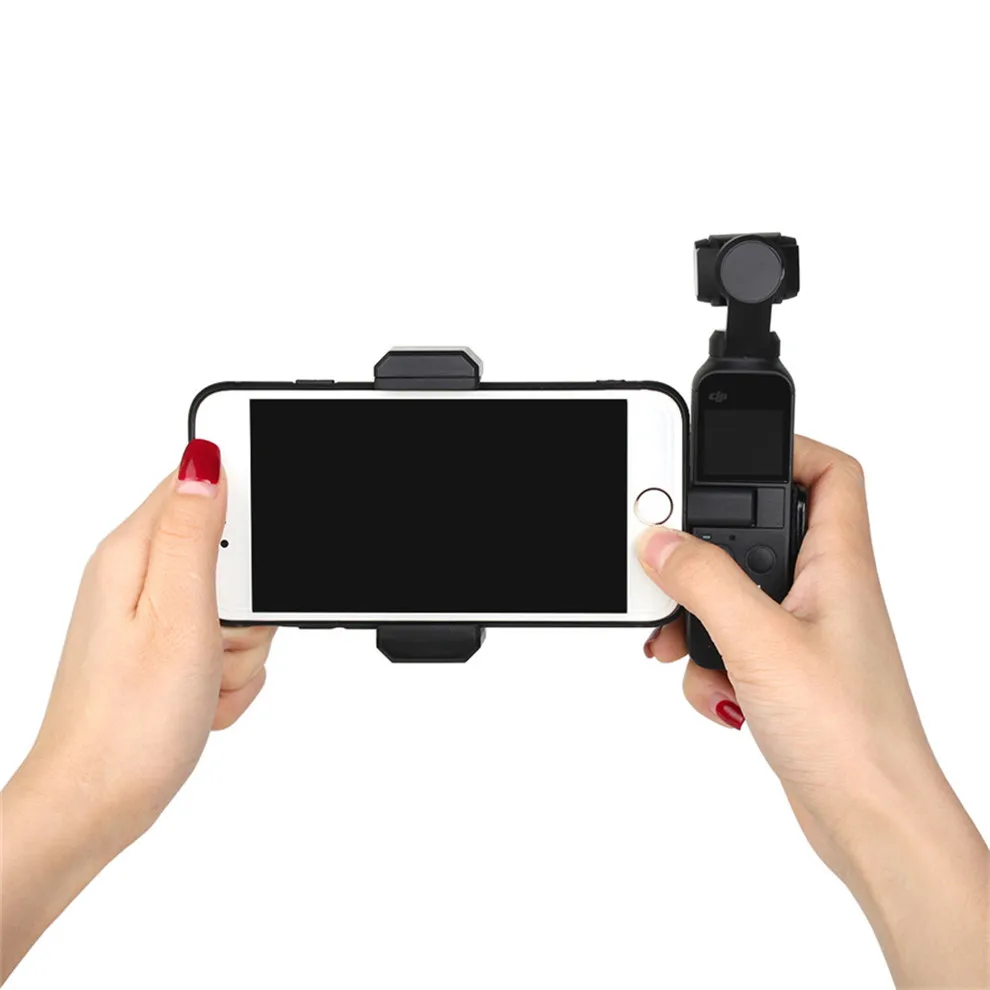 OSMO Pocket Phone Clip Holder + Selfie Stick + Tripod for DJI OSMO Pocket Handheld Gimbal Accessories-17