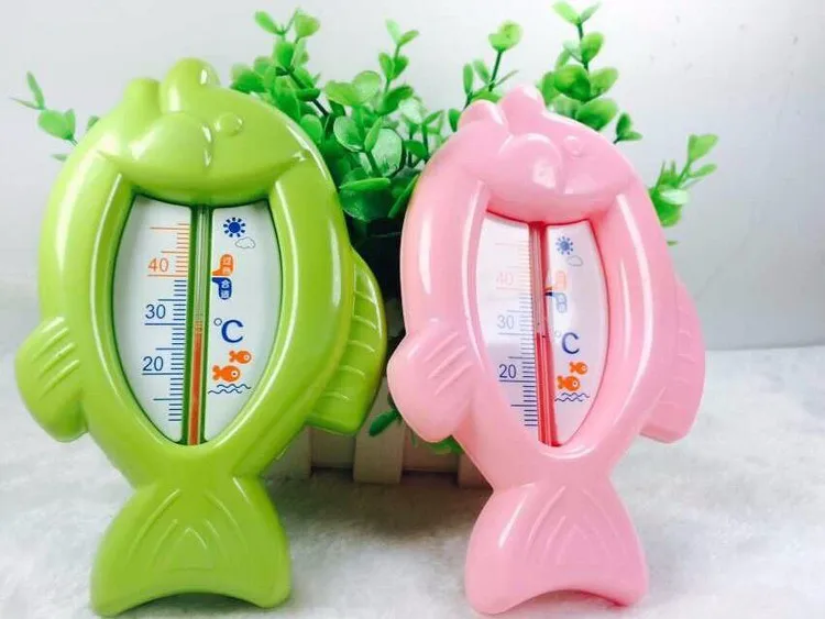 Прекрасный Рыба Детские воды термометр Пластик Температура воды термометр для Для ванной термометр ванна Температура воды метр SW01